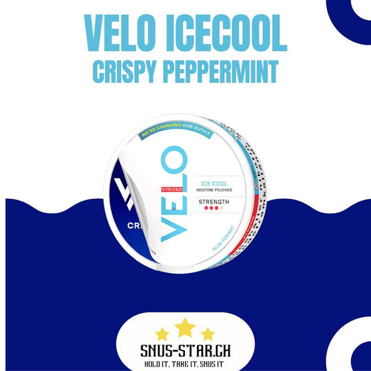 VELO ICE COOL MINT STRONG SLIM / CRISPY PEPPERMINT